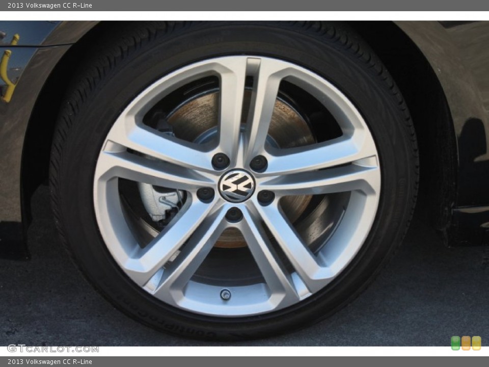 2013 Volkswagen CC R-Line Wheel and Tire Photo #79641739