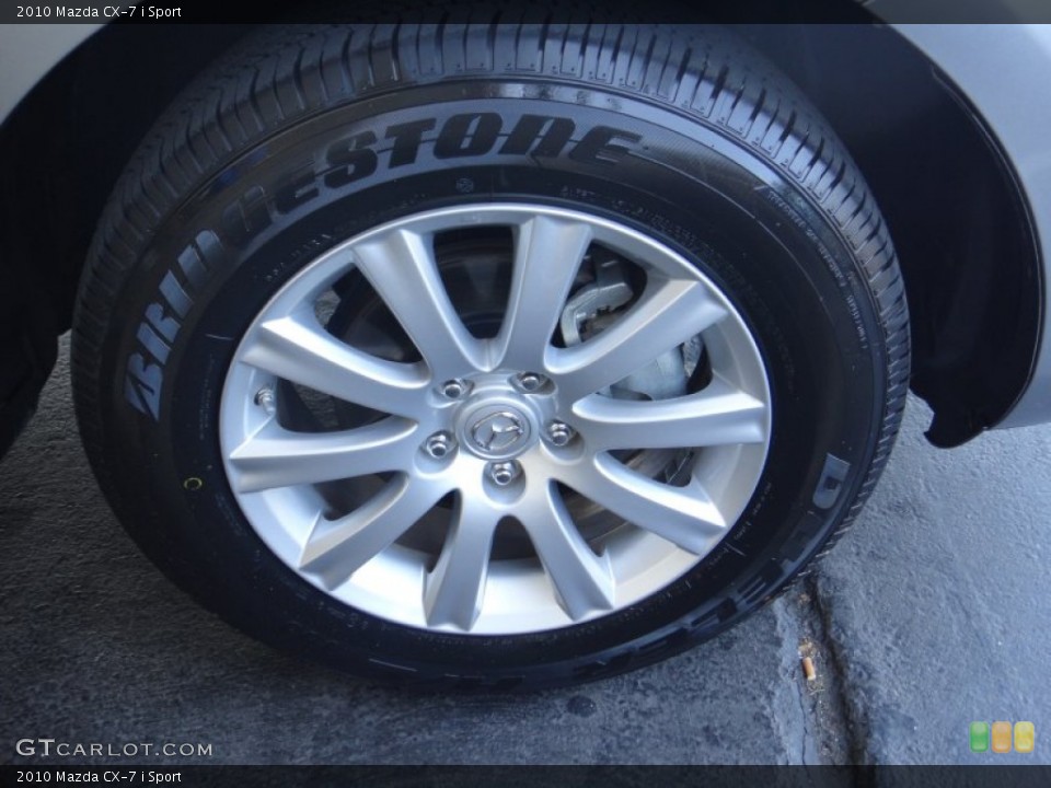 2010 Mazda CX-7 i Sport Wheel and Tire Photo #79644953
