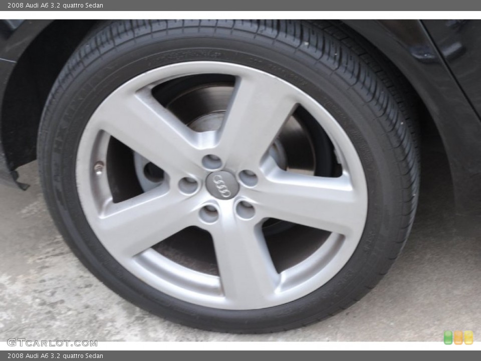 2008 Audi A6 3.2 quattro Sedan Wheel and Tire Photo #79646943