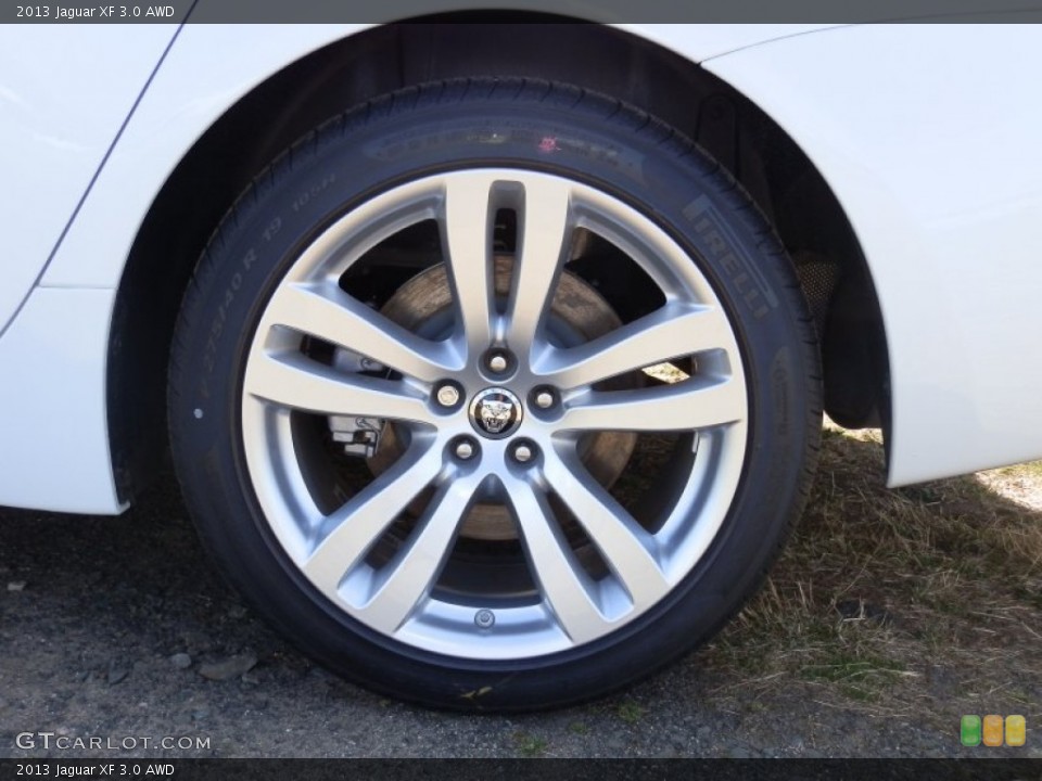 2013 Jaguar XF 3.0 AWD Wheel and Tire Photo #79646954