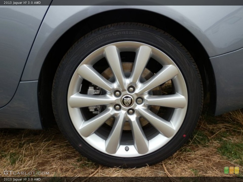 2013 Jaguar XF 3.0 AWD Wheel and Tire Photo #79647203
