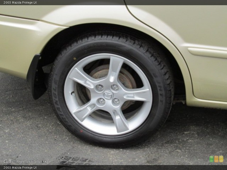 2003 Mazda Protege LX Wheel and Tire Photo #79647500