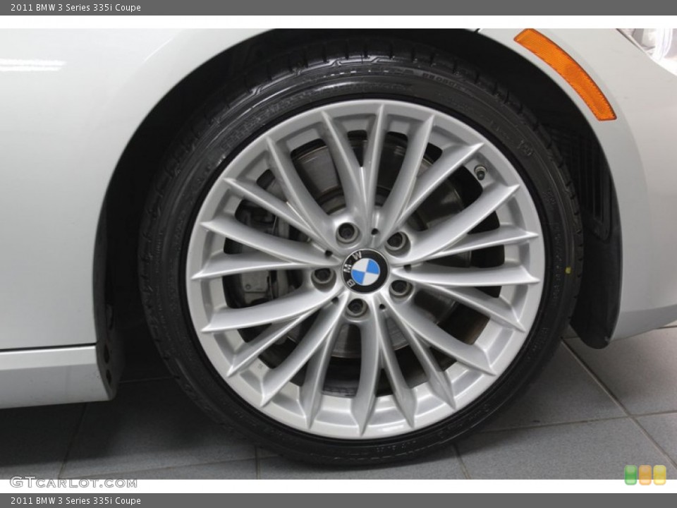 2011 BMW 3 Series 335i Coupe Wheel and Tire Photo #79649293