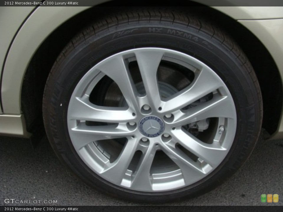 2012 Mercedes-Benz C 300 Luxury 4Matic Wheel and Tire Photo #79650005