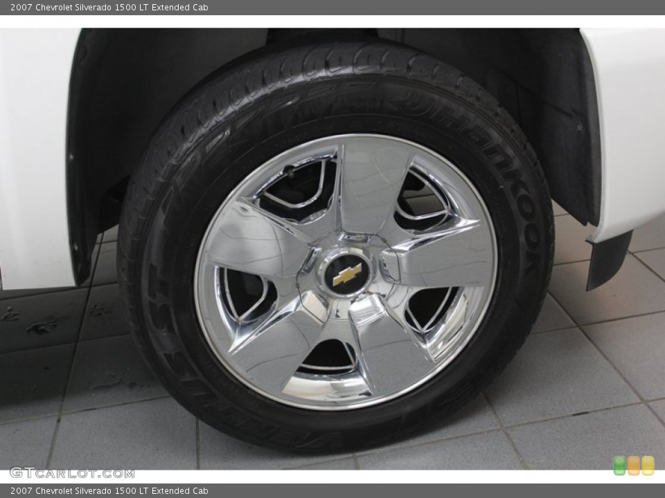 2007 Chevrolet Silverado 1500 LT Extended Cab Wheel and Tire Photo #79650809