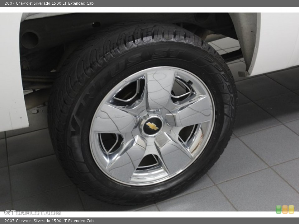 2007 Chevrolet Silverado 1500 LT Extended Cab Wheel and Tire Photo #79650829