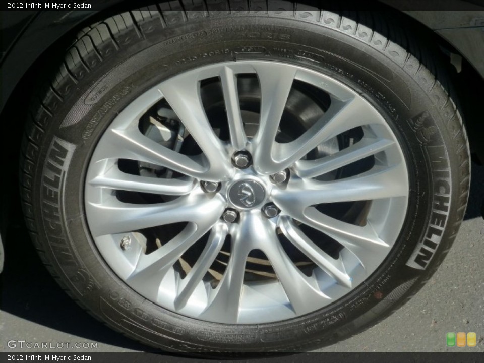 2012 Infiniti M Hybrid Sedan Wheel and Tire Photo #79651582