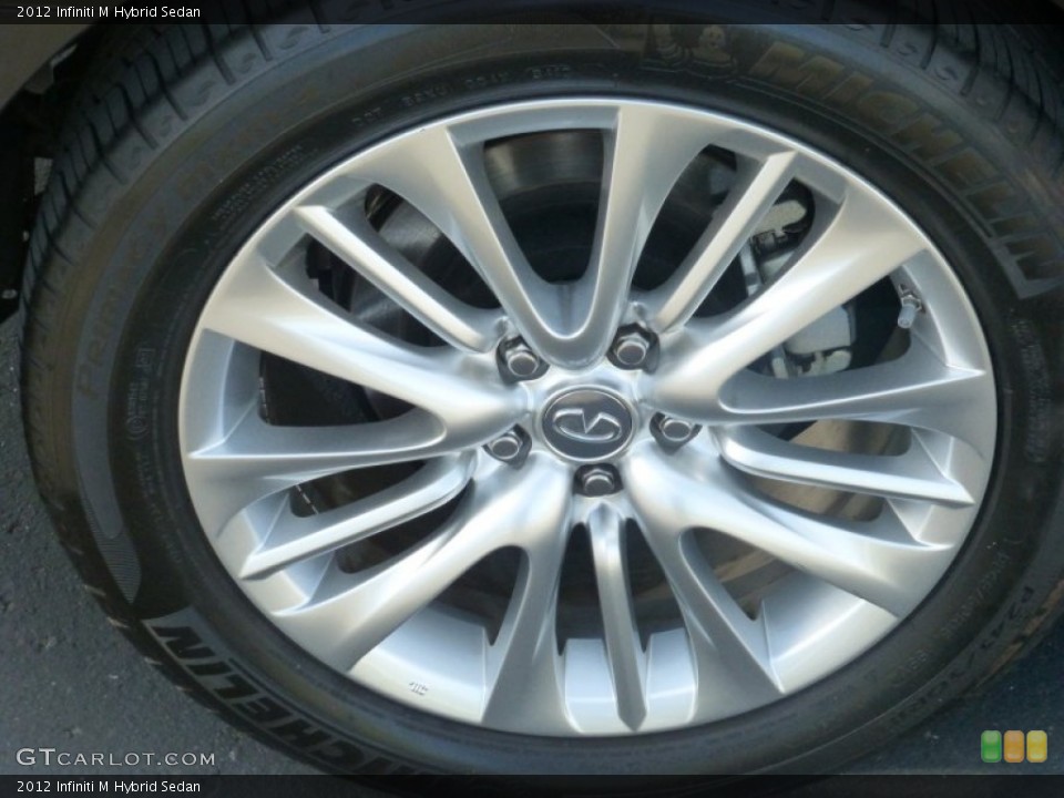 2012 Infiniti M Hybrid Sedan Wheel and Tire Photo #79651603