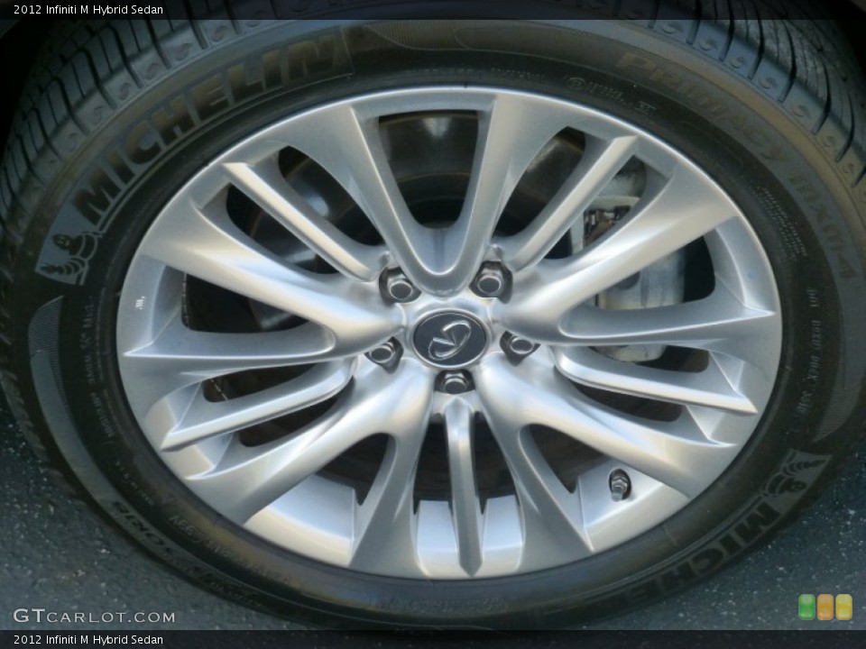 2012 Infiniti M Hybrid Sedan Wheel and Tire Photo #79651619