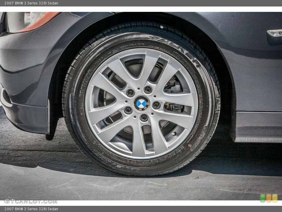 2007 BMW 3 Series 328i Sedan Wheel and Tire Photo #79657352