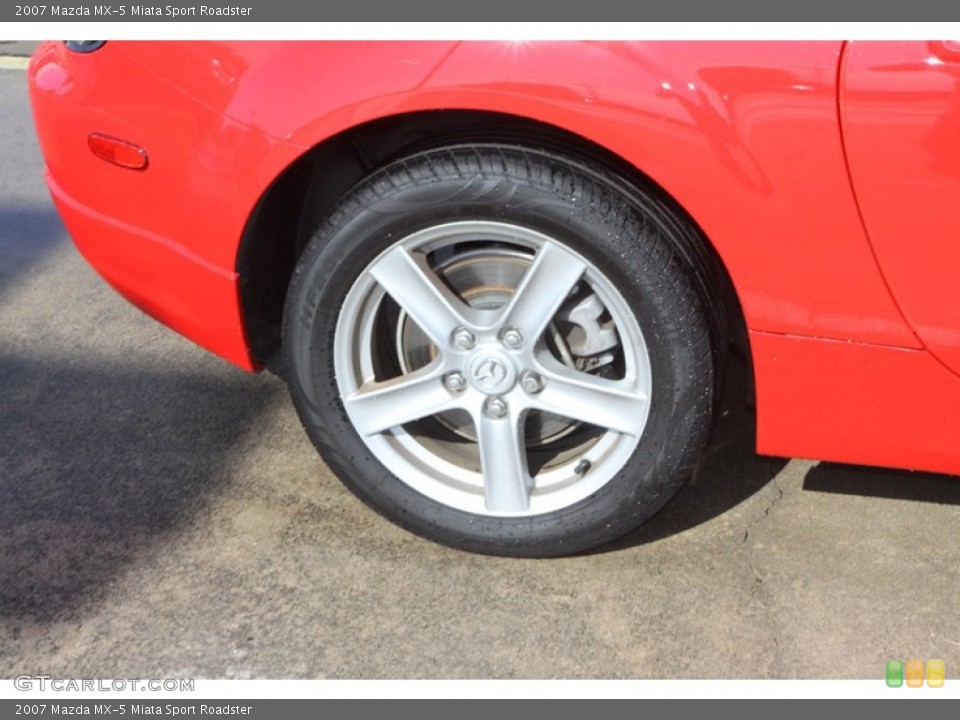 2007 Mazda MX-5 Miata Sport Roadster Wheel and Tire Photo #79663188