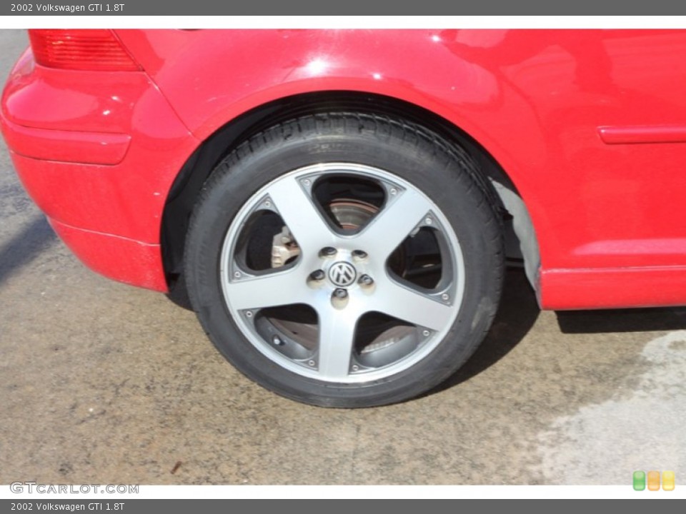 2002 Volkswagen GTI 1.8T Wheel and Tire Photo #79663560