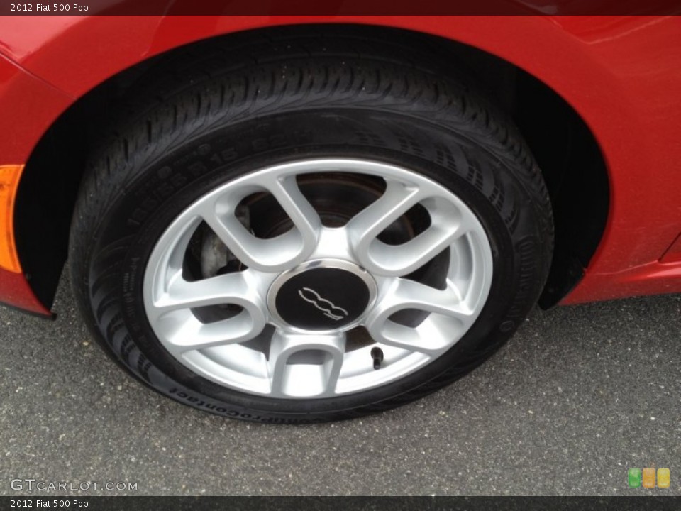 2012 Fiat 500 Pop Wheel and Tire Photo #79664493