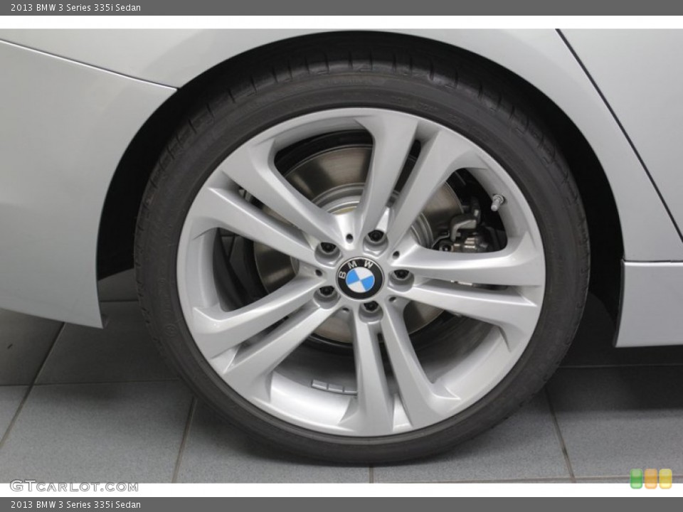 2013 BMW 3 Series 335i Sedan Wheel and Tire Photo #79670216