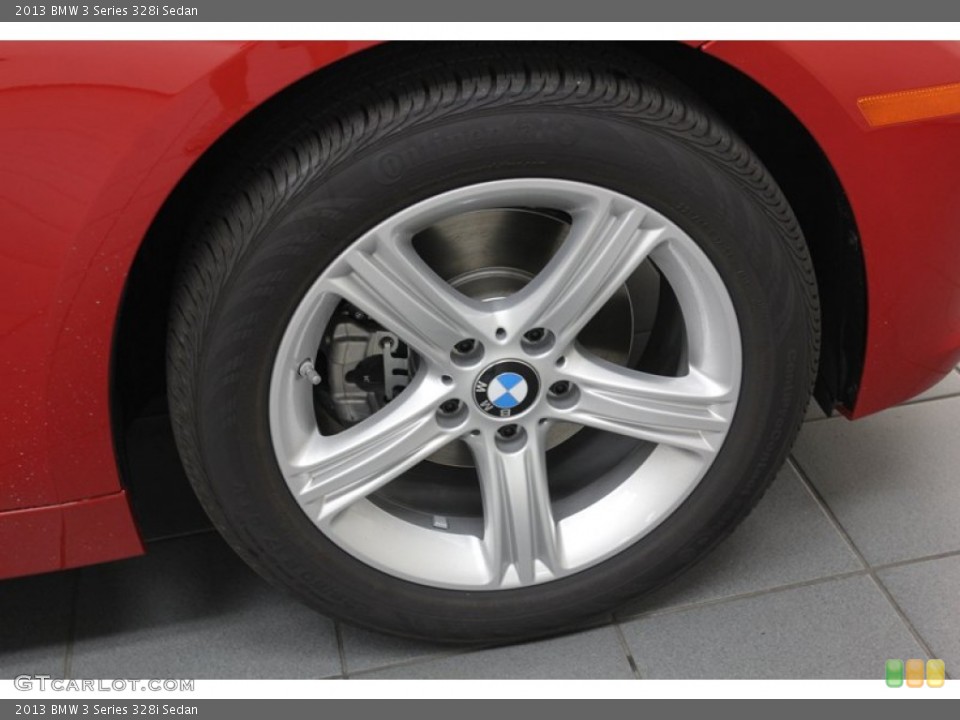 2013 BMW 3 Series 328i Sedan Wheel and Tire Photo #79671084