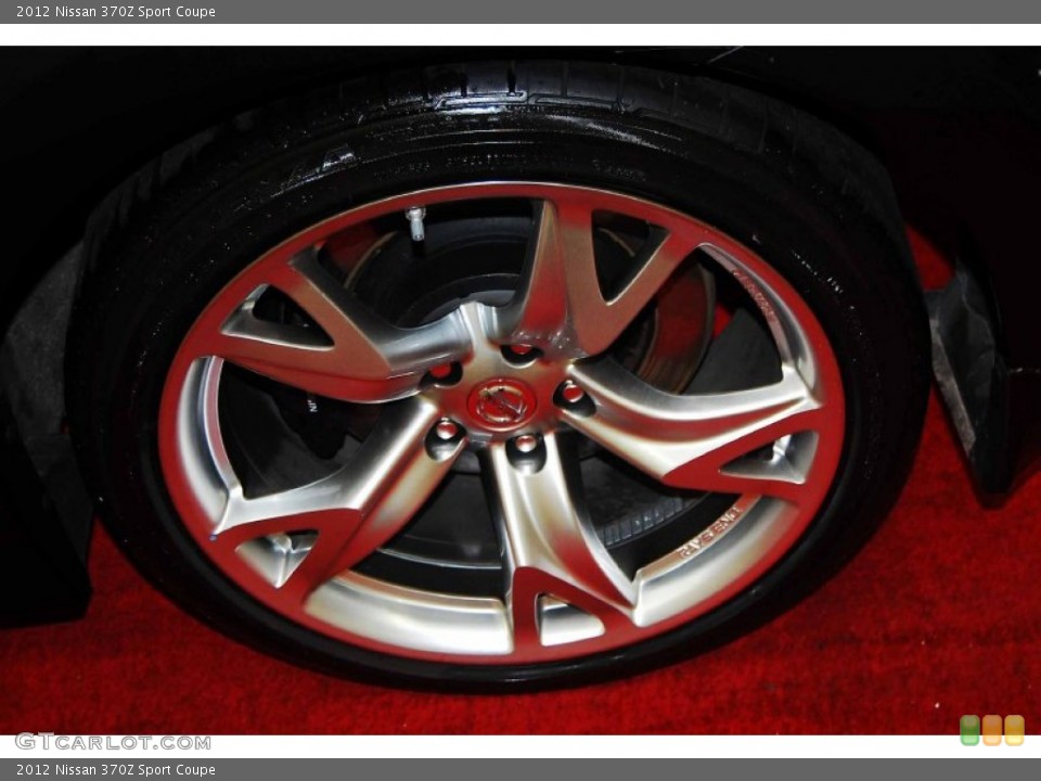 2012 Nissan 370Z Sport Coupe Wheel and Tire Photo #79671657