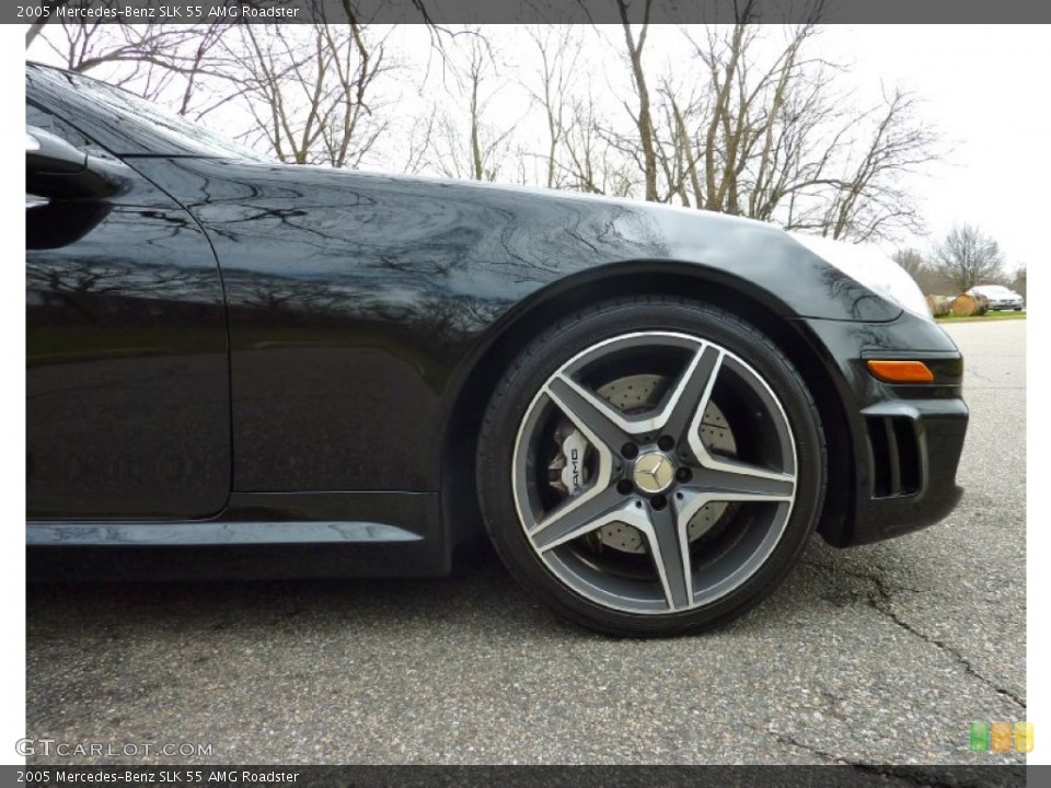 2005 Mercedes-Benz SLK 55 AMG Roadster Wheel and Tire Photo #79675314