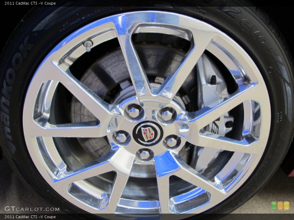 2011 Cadillac CTS -V Coupe Wheel and Tire Photo #79677072