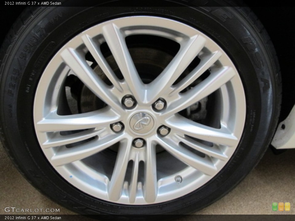 2012 Infiniti G 37 x AWD Sedan Wheel and Tire Photo #79677342