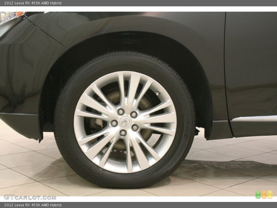 2012 Lexus RX 450h AWD Hybrid Wheel and Tire Photo #79681194