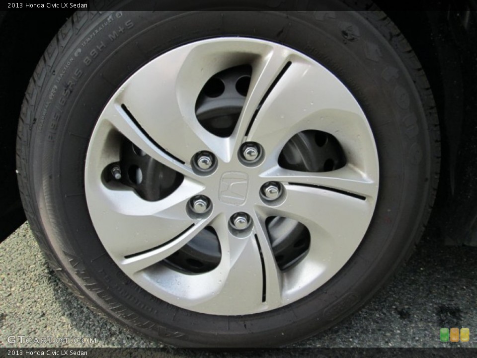 2013 Honda Civic LX Sedan Wheel and Tire Photo #79681848