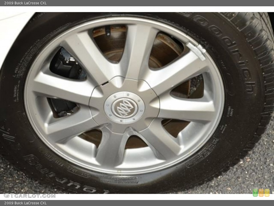 2009 Buick LaCrosse CXL Wheel and Tire Photo #79681884