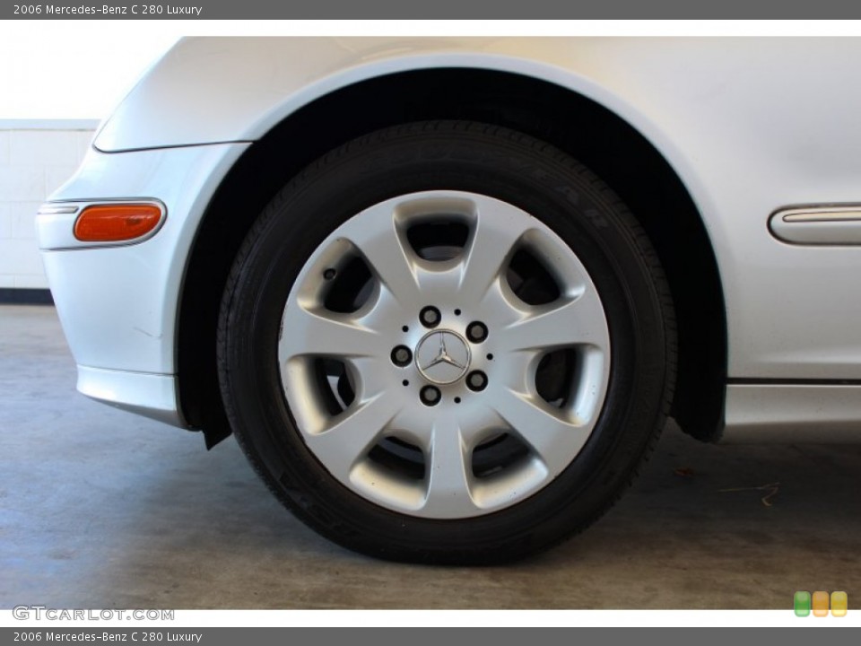 2006 Mercedes-Benz C 280 Luxury Wheel and Tire Photo #79682094
