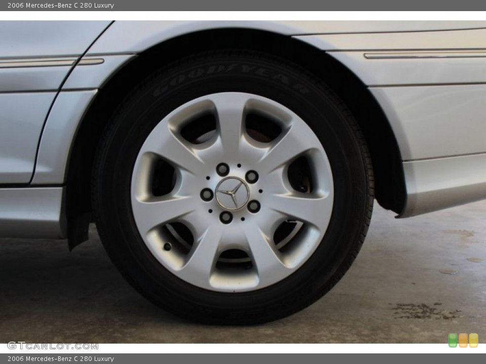 2006 Mercedes-Benz C 280 Luxury Wheel and Tire Photo #79682105