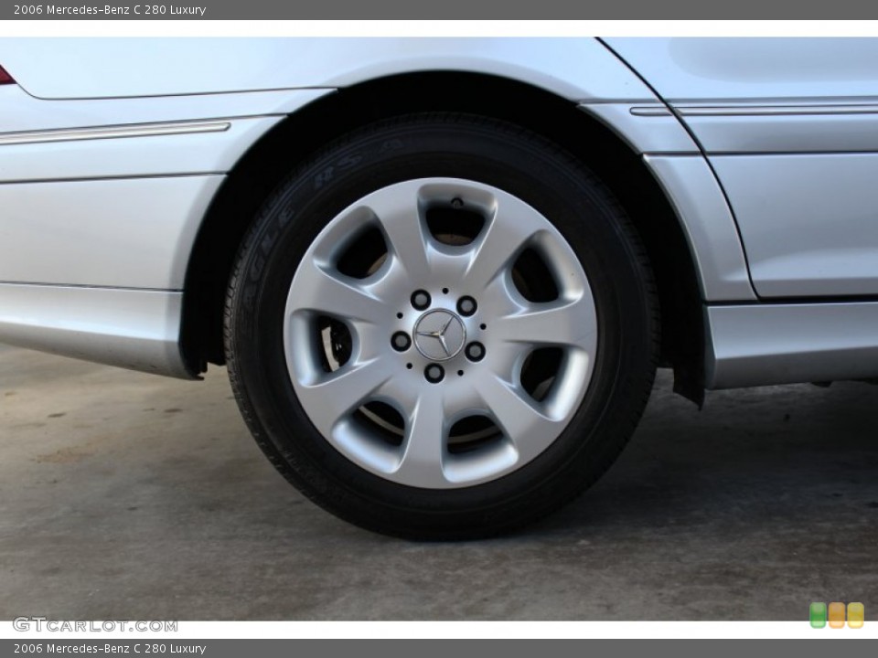 2006 Mercedes-Benz C 280 Luxury Wheel and Tire Photo #79682112