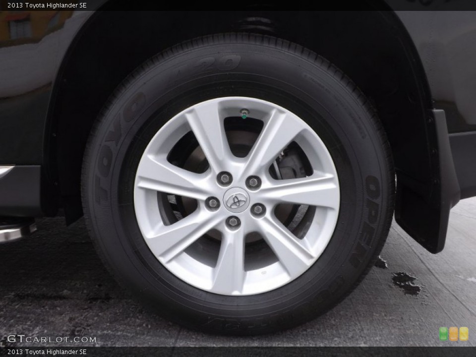 2013 Toyota Highlander SE Wheel and Tire Photo #79682772
