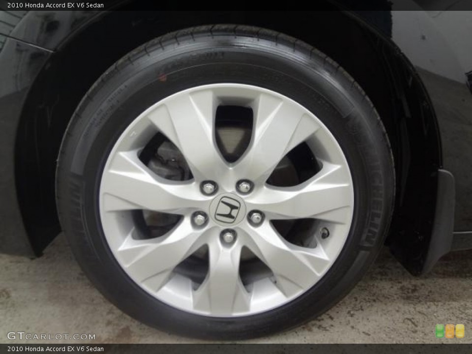 2010 Honda Accord EX V6 Sedan Wheel and Tire Photo #79687297