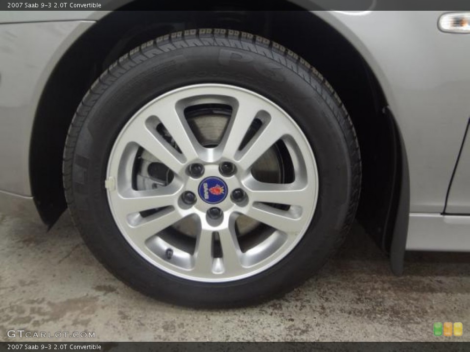 2007 Saab 9-3 2.0T Convertible Wheel and Tire Photo #79688042