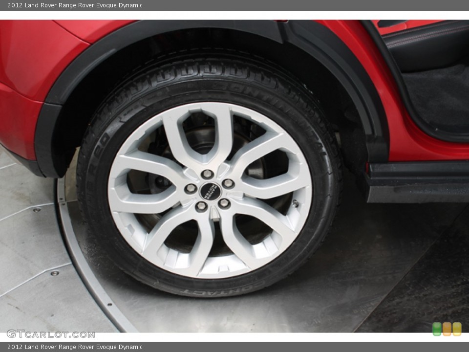 2012 Land Rover Range Rover Evoque Dynamic Wheel and Tire Photo #79688932