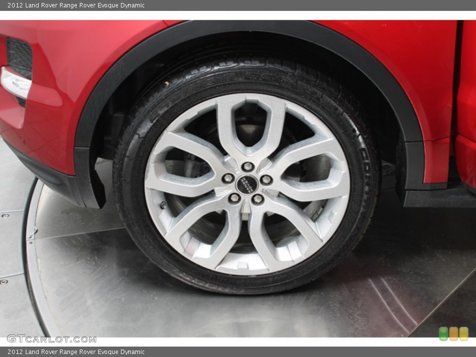2012 Land Rover Range Rover Evoque Dynamic Wheel and Tire Photo #79688947