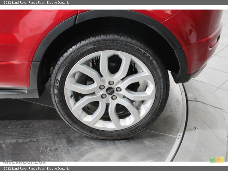2012 Land Rover Range Rover Evoque Dynamic Wheel and Tire Photo #79688992