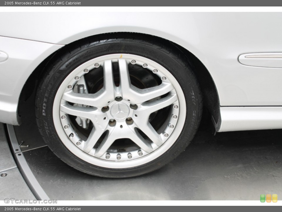 2005 Mercedes-Benz CLK 55 AMG Cabriolet Wheel and Tire Photo #79690937
