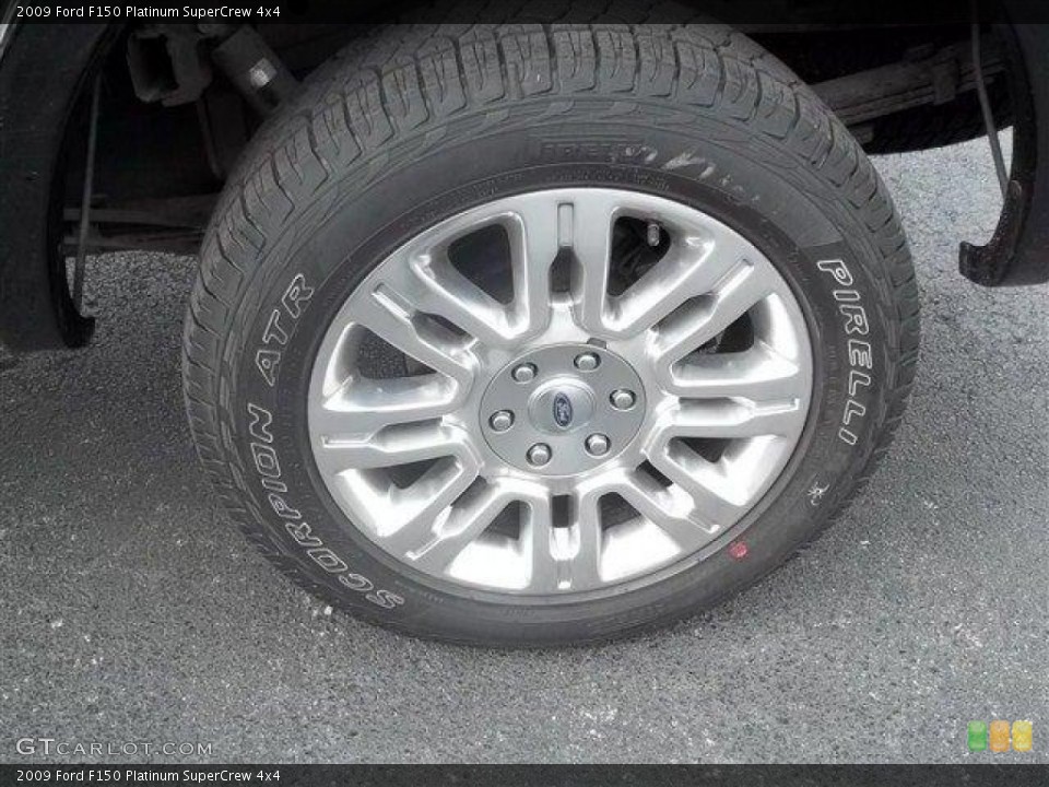 2009 Ford F150 Platinum SuperCrew 4x4 Wheel and Tire Photo #79695802