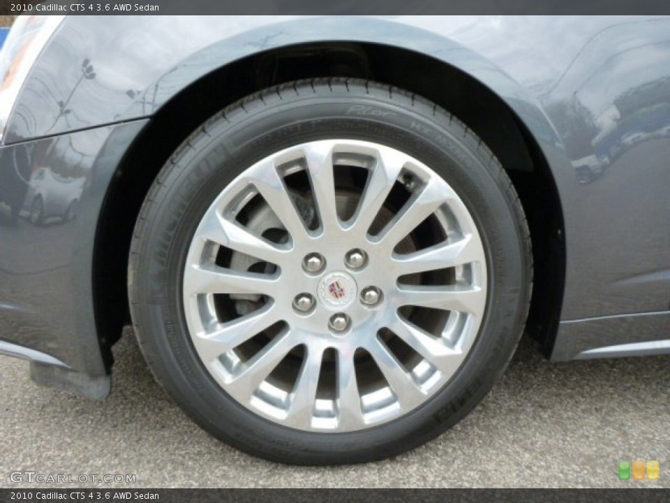 2010 Cadillac CTS 4 3.6 AWD Sedan Wheel and Tire Photo #79697475