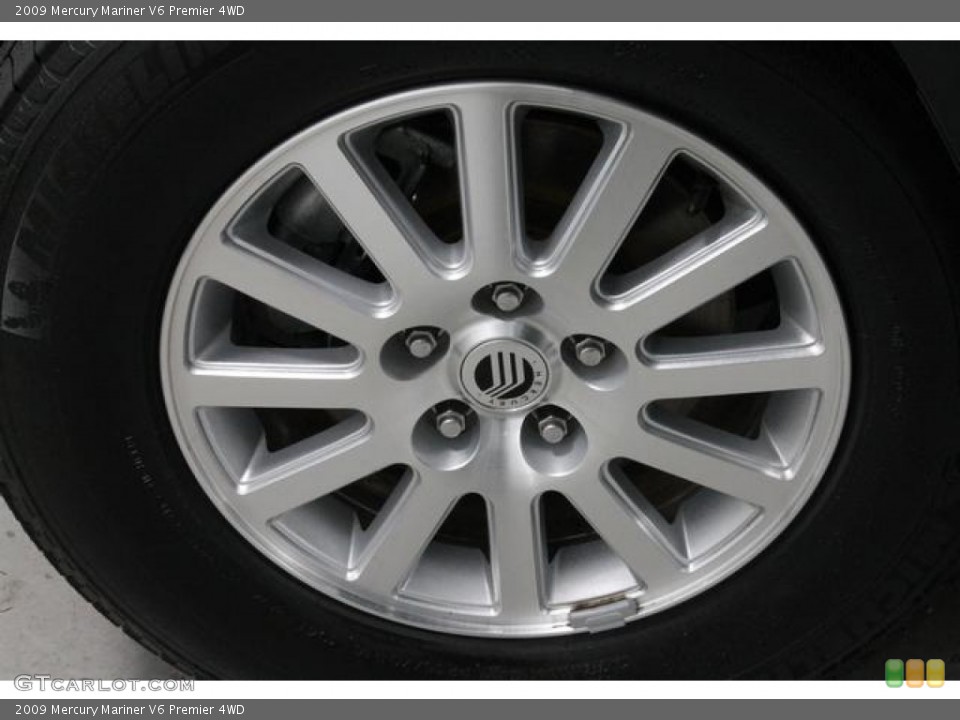 2009 Mercury Mariner V6 Premier 4WD Wheel and Tire Photo #79719651