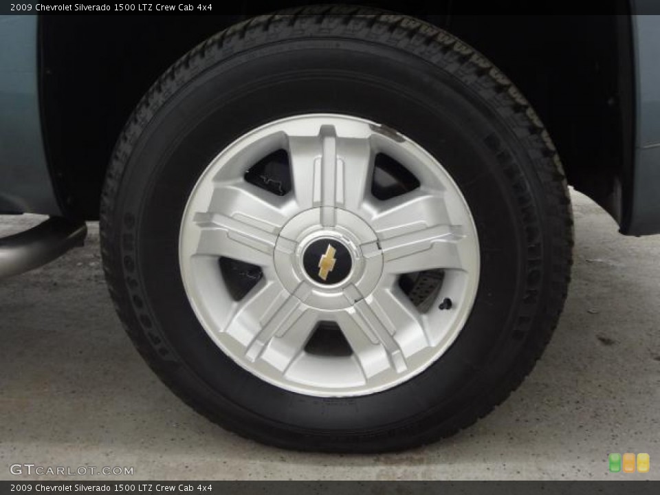 2009 Chevrolet Silverado 1500 LTZ Crew Cab 4x4 Wheel and Tire Photo #79720686