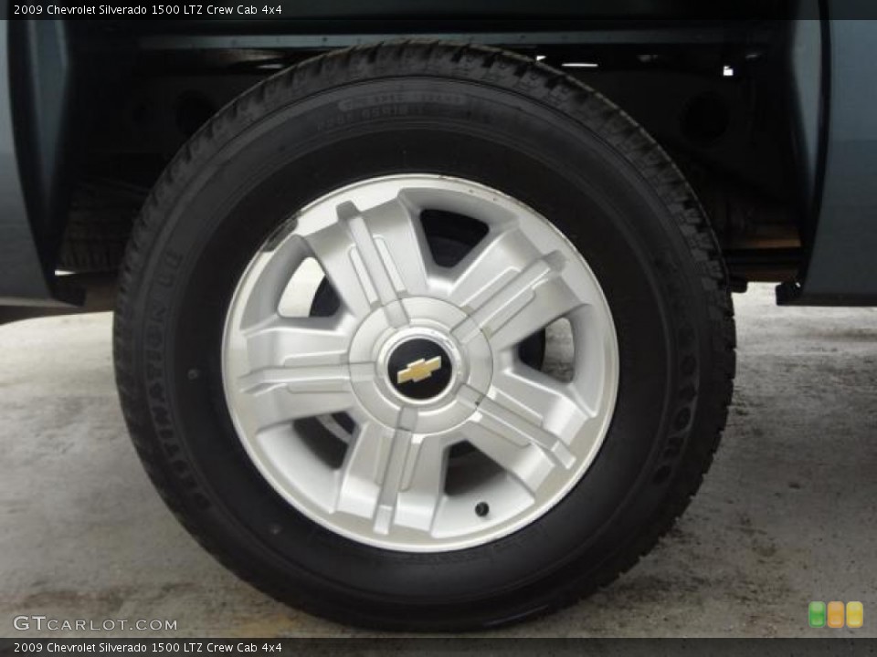 2009 Chevrolet Silverado 1500 LTZ Crew Cab 4x4 Wheel and Tire Photo #79720704
