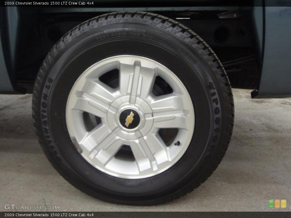 2009 Chevrolet Silverado 1500 LTZ Crew Cab 4x4 Wheel and Tire Photo #79720724
