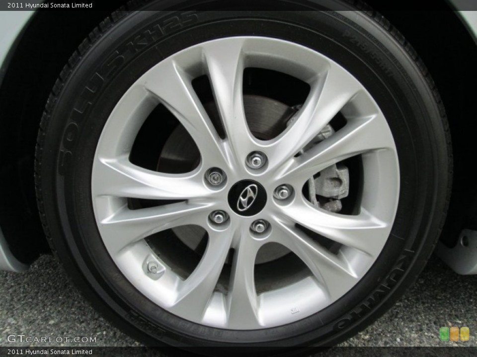 2011 Hyundai Sonata Limited Wheel and Tire Photo #79728460