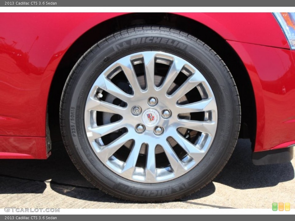 2013 Cadillac CTS 3.6 Sedan Wheel and Tire Photo #79730507