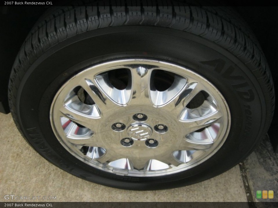 2007 Buick Rendezvous CXL Wheel and Tire Photo #79734607