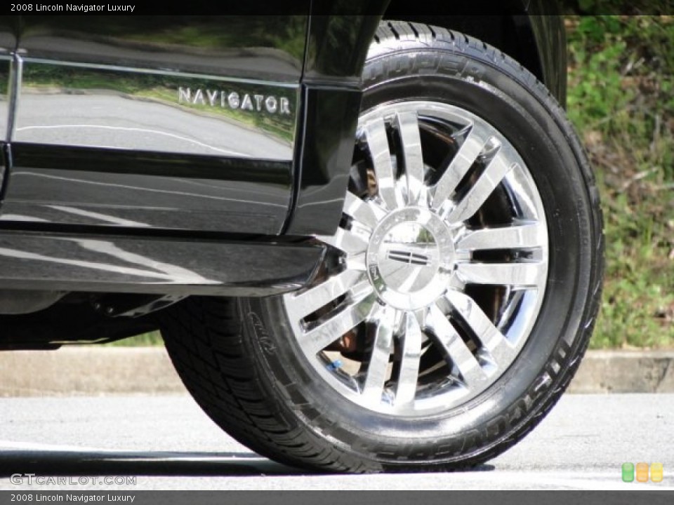 2008 Lincoln Navigator Luxury Wheel and Tire Photo #79738852