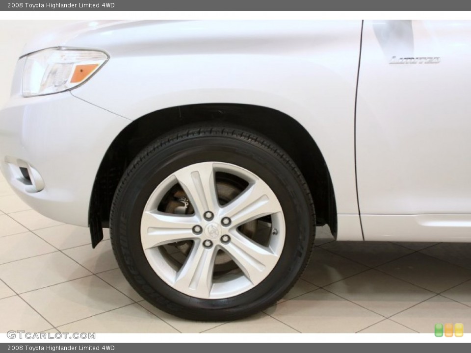 2008 Toyota Highlander Limited 4WD Wheel and Tire Photo #79740346