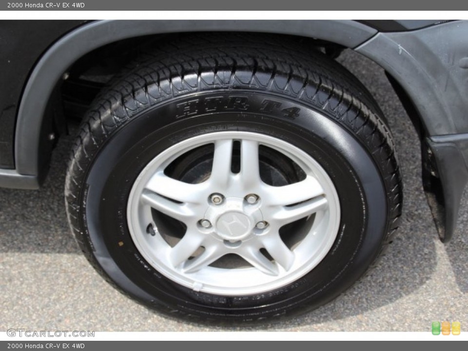 2000 Honda CR-V EX 4WD Wheel and Tire Photo #79740462