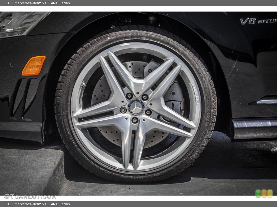 2013 Mercedes-Benz S 63 AMG Sedan Wheel and Tire Photo #79743228