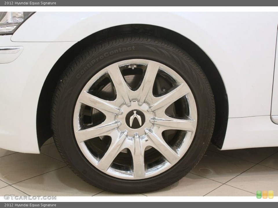 2012 Hyundai Equus Signature Wheel and Tire Photo #79744259
